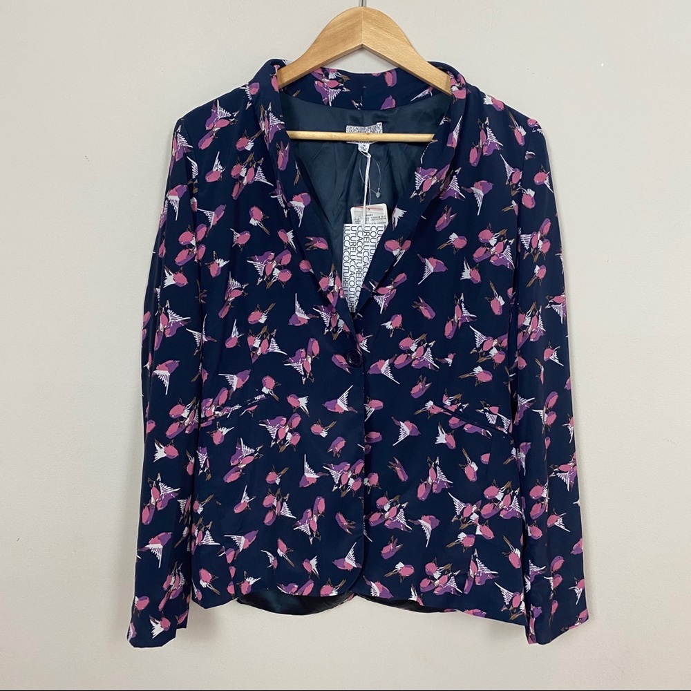 LUCCA COUTURE Silky Birds Blazer - Picture 3 of 11